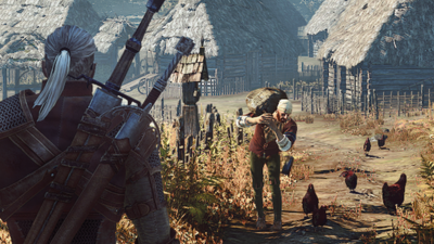 Scene from "The Witcher" computer game