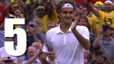 Roger Federer in cruise control on centre court on Saturday