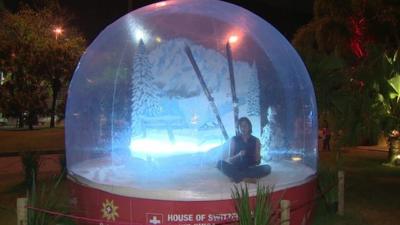 Swiss kiosk in Rio de Janeiro