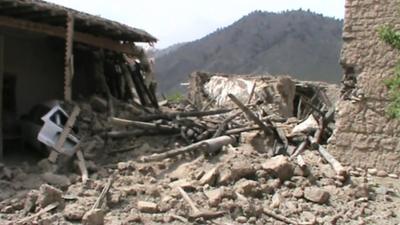 Aftermath of Pakistan military strike in North Waziristan