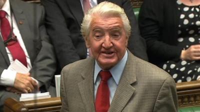 Dennis Skinner at PMQs