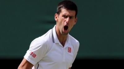 Novak Djokovic roars back in the second set