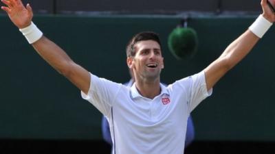 Novak Djokovic takes the Wimbledon title for a second time