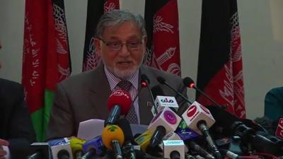 Ahmad Yusuf Nuristani, chairman of the Independent Election Commission of Afghanistan