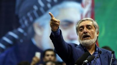 Afghan presidential candidate Abdullah Abdullah