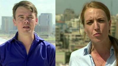 James Reynolds reports from Tel Aviv and Yolande Knell reports from Gaza