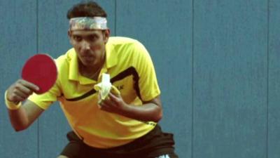 Indian table tennis star Sharath Kamal