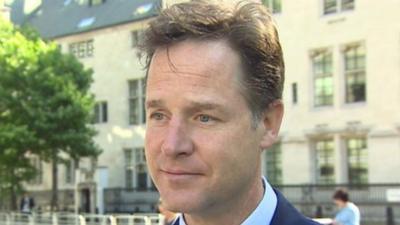 Deputy Prime Minister Nick Clegg