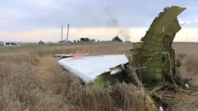 MH17 wreckage