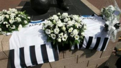 Flowers and football shirts