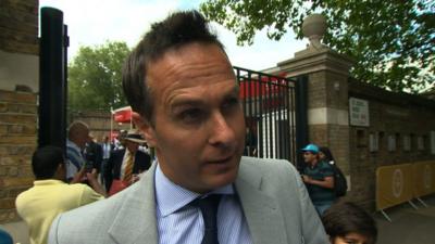 Former England captain Michael Vaughan