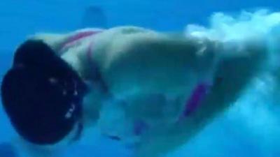 Swimmer from video