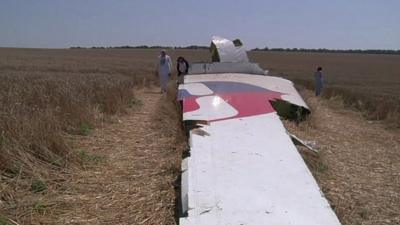 Debris of flight MH17