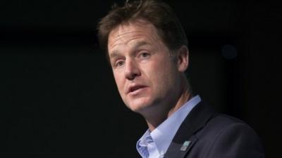 Deputy Prime Minister Nick Clegg