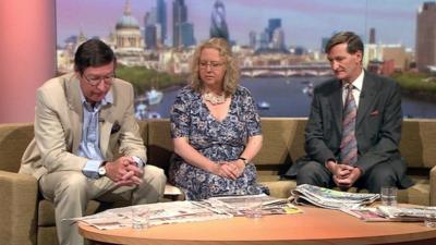 Max Hastings, Olly Grender and Dominic Grieve