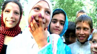 Afghan children