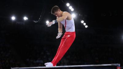 Gymnast Max Whitlock wins gold after a superb high bar routine