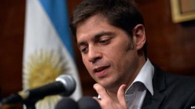 Argentina's Economy Minister Axel Kicillof