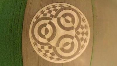 Crop circle in Germany