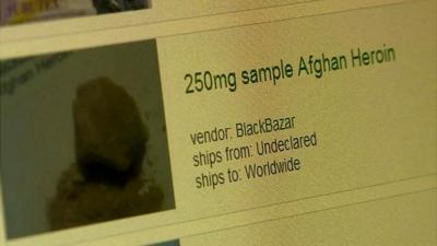 screen shot of drugs on sale online