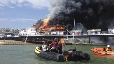 Eastbourne Pier fire