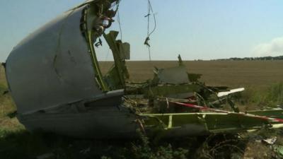 Debris from MH17