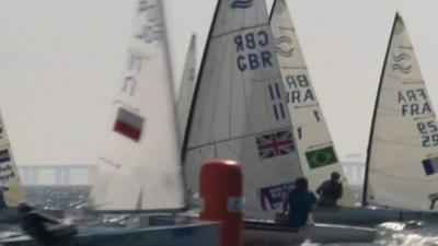 Sailors competing in Olympic test events in Rio