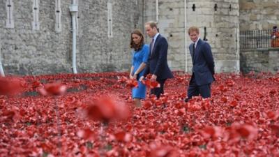 Duke and Duchess of Cambridge and Prince Harry