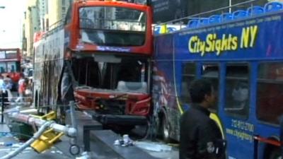 Times Square bus crash