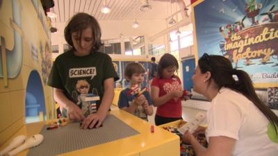 Children at Lego therapy