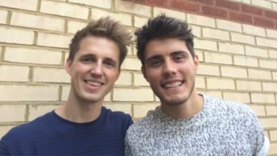 Marcus Butler and Alfie Deyes