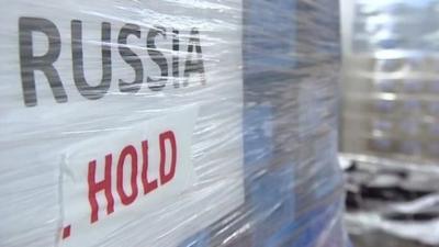 Goods ready for export to Russia