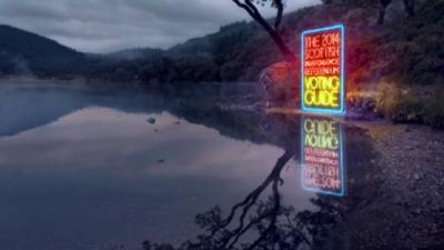 Voting advert by the Electoral Commission