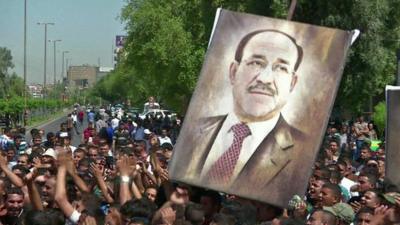 Supporters of Nouri Maliki