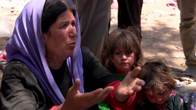 A Yazidi woman explains her family's suffering