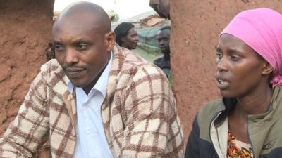 Emmanuel and Esther - refugees about to leave a Rwandan camp for the US