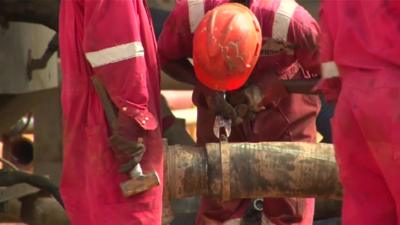 Kenya oil workers