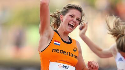 Dutch amputee sprinter Marlou van Rhijn