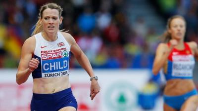 Eilidh Child wins 400m hurdles gold at the European Athletics Championships in Zurich