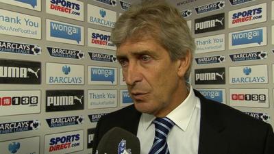 Manchester City manager Manuel Pellegrini