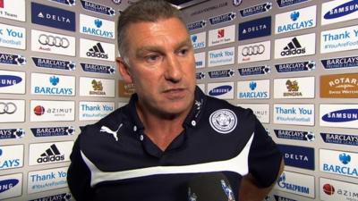 Leicester City manager Nigel Pearson