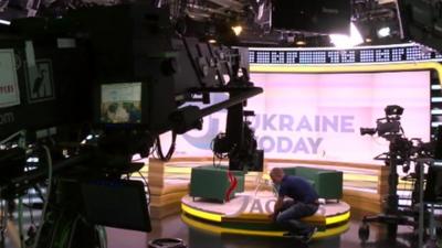 Ukraine Today studio set