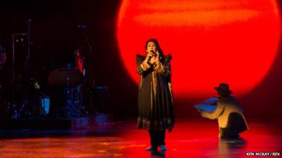 Kate Bush at London's Hammersmith Apollo