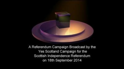 Yes Scotland campaign broadcast