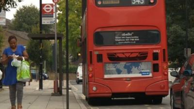 A bus in Peckham