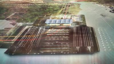 Potential design for Thames Estuary airport