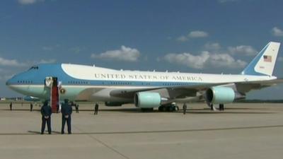 US President's plane