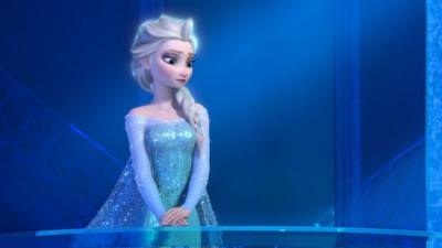 Elsa the Snow Queen, voiced by Idina Menzel