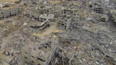 Drone footage reveals the extent of damage to Gaza City