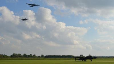 Lancaster bombers and Just Jane